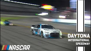 Final Laps Brad Keselowski wins Duel 1 at Daytona  NASCAR [upl. by Eelimaj]