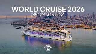 MSC World Cruise 2026 on board MSC Magnifica [upl. by Siseneg]