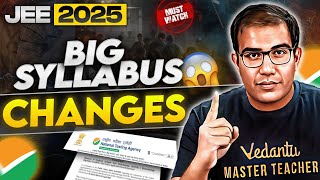 JEE 2025  Major Syllabus Changes  What not to Study  Vinay Shur Sir [upl. by Cara]