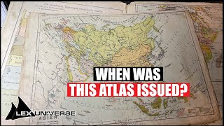 How Old Is This Atlas I found it in an Antique store [upl. by Naeloj168]