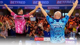 SOUND ON 🔊 Fans enjoy Sweet Caroline at the Darts in incredible moment [upl. by Repsac]