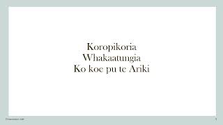 He is Lord Te Ariki in English and Maori Lyrics music and vocal solo [upl. by Miksen]