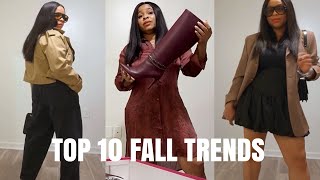 TOP 10 FALL 2024 FASHION TRENDS  WEARABLE FALL TRENDS [upl. by Adaha]