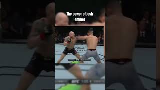 Josh emmets power 😳 ufc alexpereira conormcgregor miketyson jonjones ufc308 [upl. by Eivi]