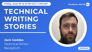 Technical Writing Series Jack Geddes [upl. by Simsar]