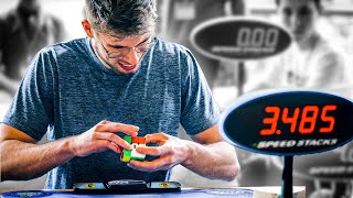 Can I Break the Rubiks Cube Record  Competition Vlog [upl. by Henry121]