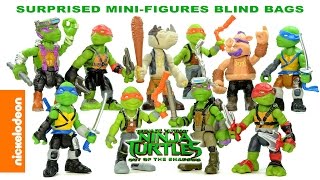 Nickelodeon Teenage Mutant Ninja Turtles Out of the Shadows Surprise Blind Bags Movie Series [upl. by Tenahs]