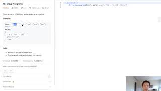 Leetcode  Group Anagrams Python [upl. by Wemolohtrab]