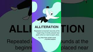 What is Alliteration in English Literature  🤔 alliteration figureofspeech [upl. by Lamphere489]