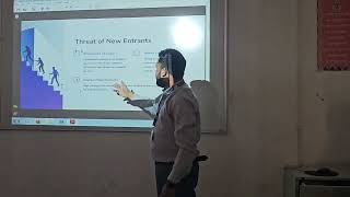 students Presentation on Porters Five Force Model semester II MBA [upl. by Mcginnis835]