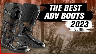 Best Adventure amp Dual Sport Motorcycle Boots  2023 [upl. by Smaj]