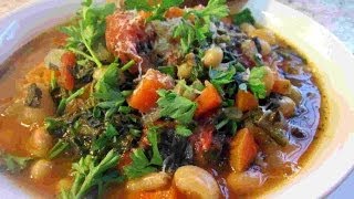 Easy Tuscan RIBOLLITA SOUP Recipe  Tuscany Power Soup [upl. by Takara937]