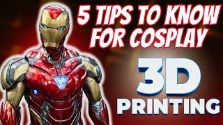 5 Tips to know BEFORE you 3D Print Cosplay [upl. by Bullivant]