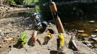 Which Realistic Lure do Creek Fish Like Best Ultralight Challenge [upl. by Bowlds]