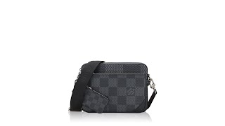 Louis Vuitton Damier Graphite 3D Trio Messenger [upl. by Ri55]