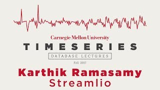 Time Series Database Lectures 2  Karthik Ramasamy Streamlio [upl. by Shaylyn753]