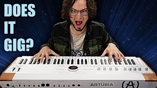 Playing Arturia AstroLab at Coachella  Keyboard Review [upl. by Brott]