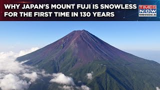 Japans Climate Crisis Iconic Mount Fuji Remains Snowless Breaking 130Year Record  Heres Why [upl. by Gnurt284]