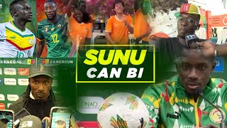 «SUNU CAN Bi»  Les Camerounais promettent la guerre aux Lions de la Teranga Gana Gueye et Cissé [upl. by Erapsag724]