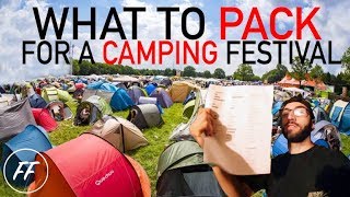 WHAT TO PACK FOR A CAMPING MUSIC FESTIVAL BASSHEAD EDITION [upl. by Timothy]