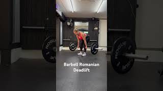 Barbell Romanian Deadlift [upl. by Koziara258]