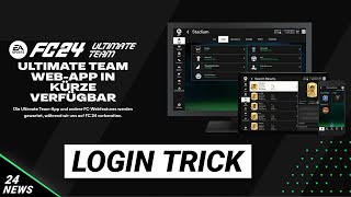 EA FC 24 Web App  Trick zum Einloggen 🔥 Tutorial [upl. by Annasoh]