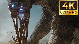 Godzilla Vs Scylla  4K HDR Godzilla X Kong The New Empire [upl. by Xyla]