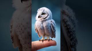 Cute baby owls ❤️💙💜  owls owl babyowl [upl. by Marston]