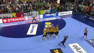 HANDBALL EM 2024 Halbfinale Frankreich vs Schweden Fehlentscheidung [upl. by Artie]