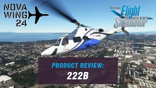 CowanSim 222B  Microsoft Flight Simulator AddOn Review [upl. by Iaw460]