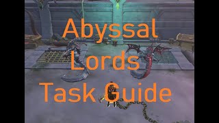 Abyssal Lords Slayer Task Guide  978k XPHR  58m GPHR Magic Style [upl. by Ellah349]