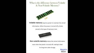 Volatile vs NonVolatile Memory Whats the Difference shorts [upl. by Gaskins]