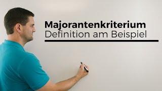 Majorantenkriterium Definition am Beispiel Konvergenz von Reihen  Mathe by Daniel Jung [upl. by Moriah]