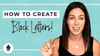 How To Do BLOCK Lettering – A StepByStep HandLettering Tutorial for Beginners [upl. by Fayola]