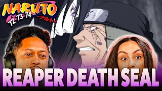 Reaper Death Seal Orochimaru vs Sarutobi Hiruzen Naruto Episode 72 73 74 Reaction [upl. by Dorey]