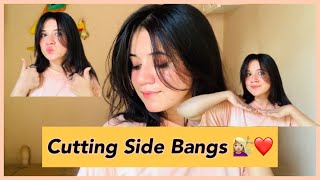 Eid Grooming Essentials  Haircut amp Bangs Tutorial 😍 [upl. by Rabma144]