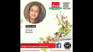 Chef Minal Shah Episode 8529 SimpleHomemadeRecipes Facebook Live [upl. by Corsiglia]