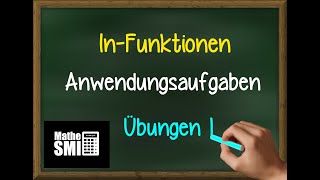 Mathe AbiturFachabi Anwendung der Logarithmusfunktion Übungen [upl. by Cho488]