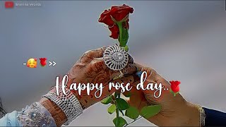 Jab Se Tumse Mili Hu Na 😍 Rose Day Status 🌹 Happy Rose Day Status 🌹Rose Day Whatsapp Status 2024 [upl. by Aicilegna]