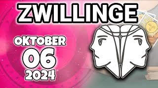 horoskop Zwillinge Sonntag 06 Oktober 2024 [upl. by Asirak453]