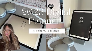 2023 Digital Planner WalkThrough🤩✍🏼☁️  for your iPad and GoodNotes 5 [upl. by Sucramd]