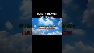 Tears in heaven  Eric Clapton  karaoke shortvideo shorts karaokesongs [upl. by Hsakiv64]