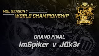 ImSpiker vs J0k3r  MSL Season 1 World Championship  Grand Final  Mario Strikers Charged [upl. by Pepper]