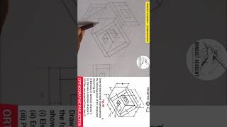 How to draw views in orthographic projection from iSoMeTrIc view [upl. by Lydon621]