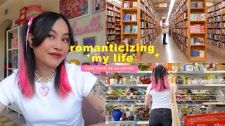 romanticizing my days 🎀 thrifting home decor bookshops amp cozy vibes [upl. by Yram]