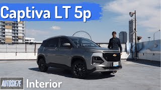 Chevrolet Captiva LT 5p Conoce su INTERIOR a DETALLE  AUTOSIE7E [upl. by Nylaroc]