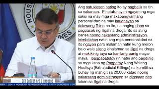 10th Quadcom Pambungad na Pahayag ni Rep Barbers Isinalin sa TagalogUnang Bahagi [upl. by Mimajneb]