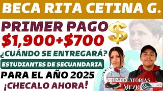 🔔 ¡Atención Descubre la fecha de inicio de los pagos de la Beca Rita Cetina [upl. by Princess561]