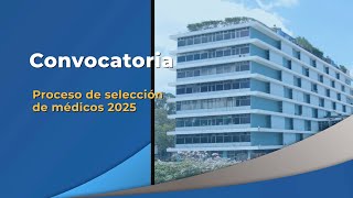 Convocatoria Proceso de selección de médicos IGSS [upl. by Estel]