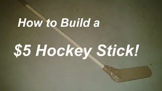 How to Make a Hockey Stick  5 Homemade [upl. by Salahi]